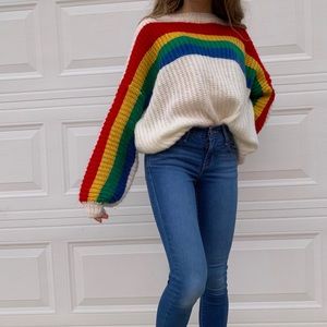 Rainbow sweater